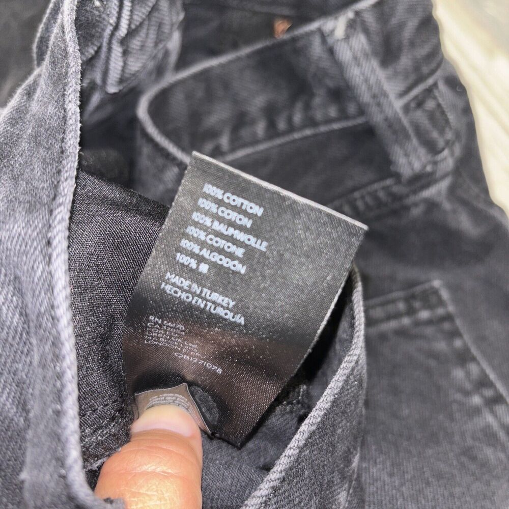 Womens Size 29 We The Free High Waist Straight Jeans Black - Picture 4 of 4